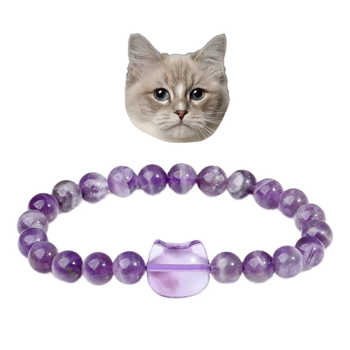 Bracelet à breloques en cristal Mystic Meow Olivenorma - Lépidolite - image 19