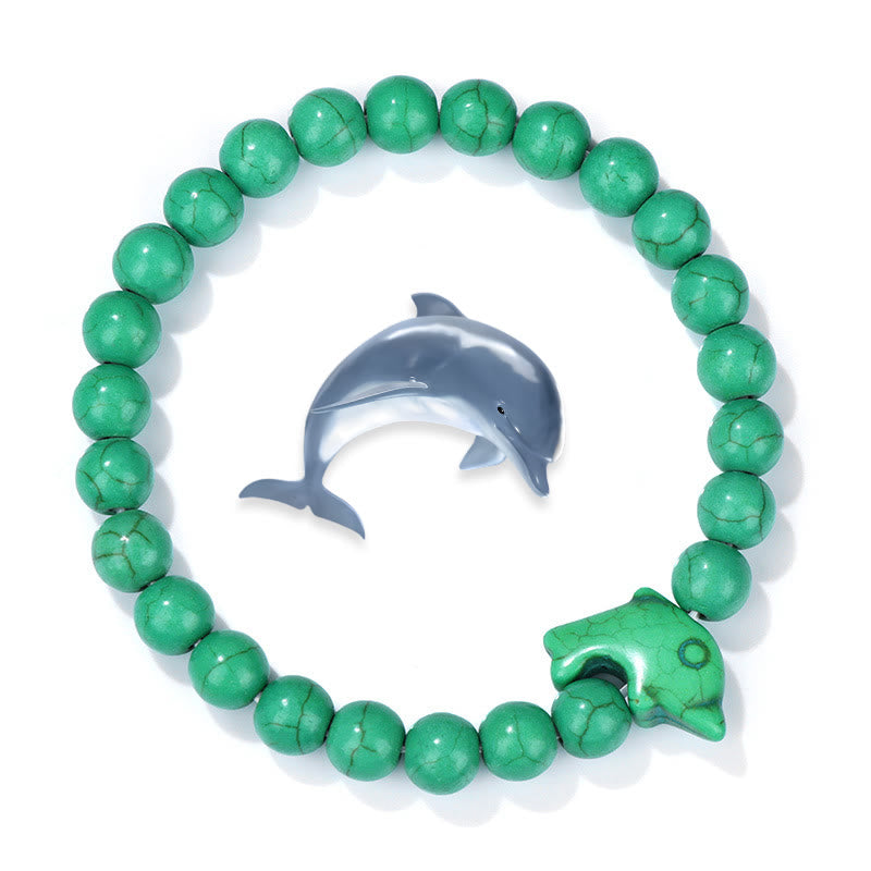 Bracelet turquoise Olivenorma Dolphin Ocean Guardian - Vert Turquoise - image 7