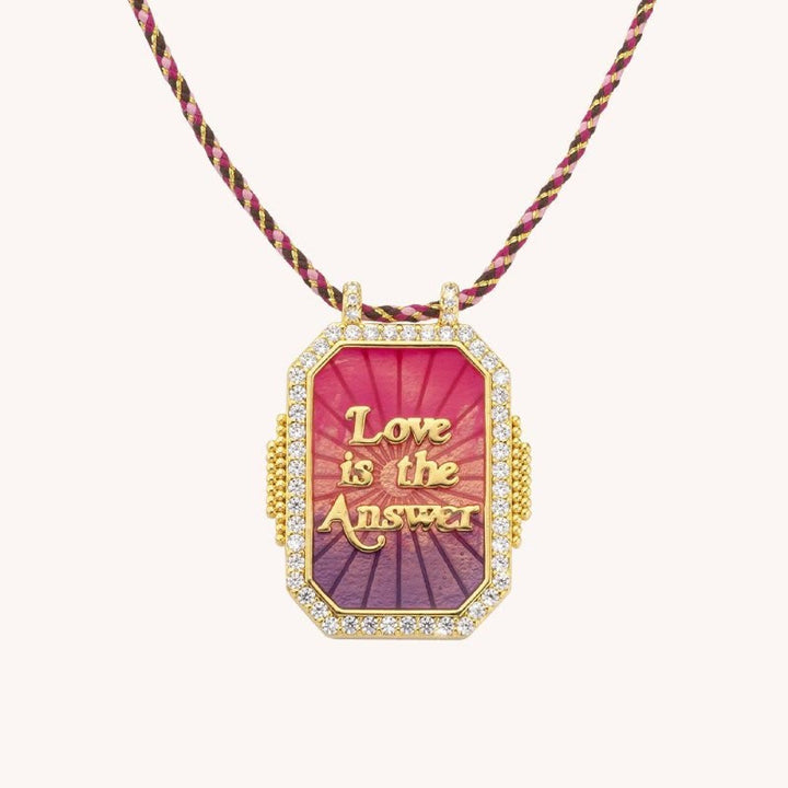 Collier et bracelet tressé Kaléidoscope Tarot Coloré Olivenorma - Collier d'amour - image 5