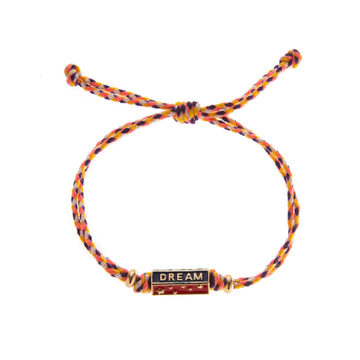 Collier et bracelet en corde tressée avec breloque lettre de tarot tribal Olivenorma - DREAM - Bracelet - image 6