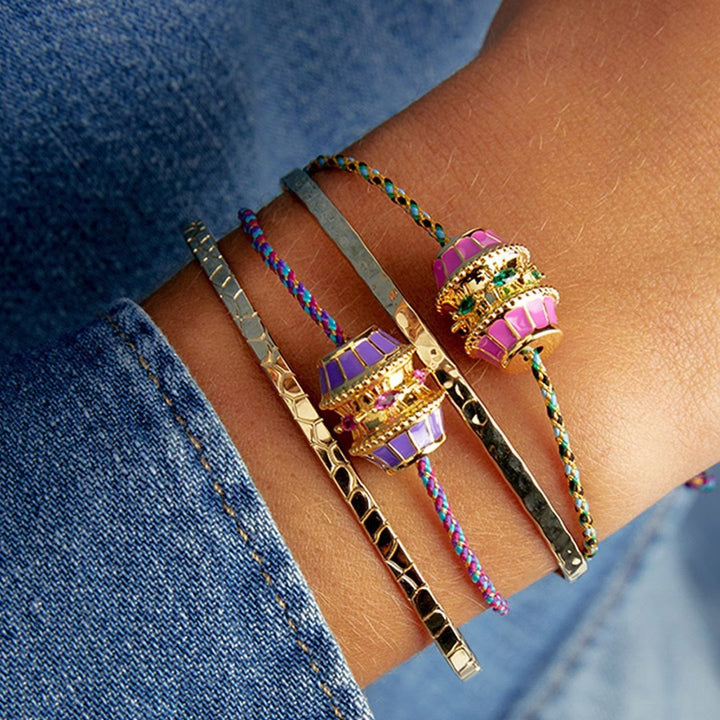 Collier de perles rotatives porte-bonheur Olivenorma et bracelet en corde tressée - image 10