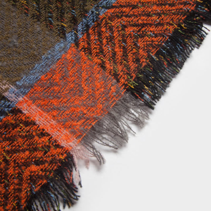 Châle poncho douillet à chevrons Olivenorma - image 11