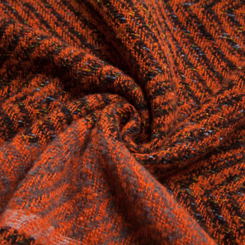 Châle poncho douillet à chevrons Olivenorma - image 10