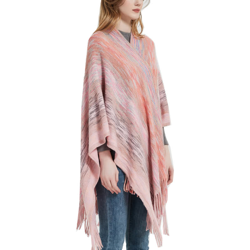 Cardigan châle à volants et pompons Olivenorma - image 6