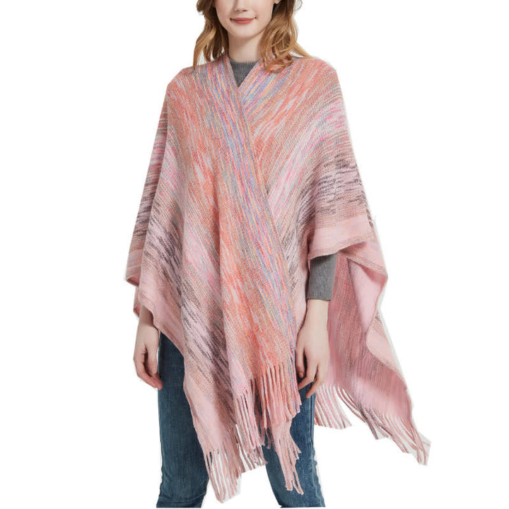Cardigan châle à volants et pompons Olivenorma - image 0