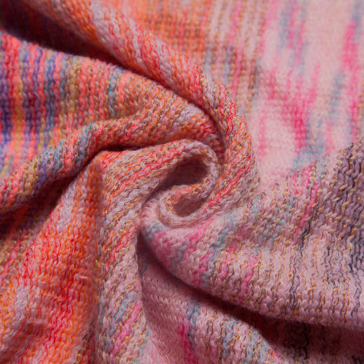 Cardigan châle à volants et pompons Olivenorma - image 12
