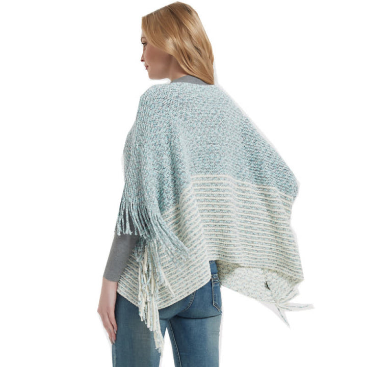 Châle en tricot rayé Olivenorma - image 3
