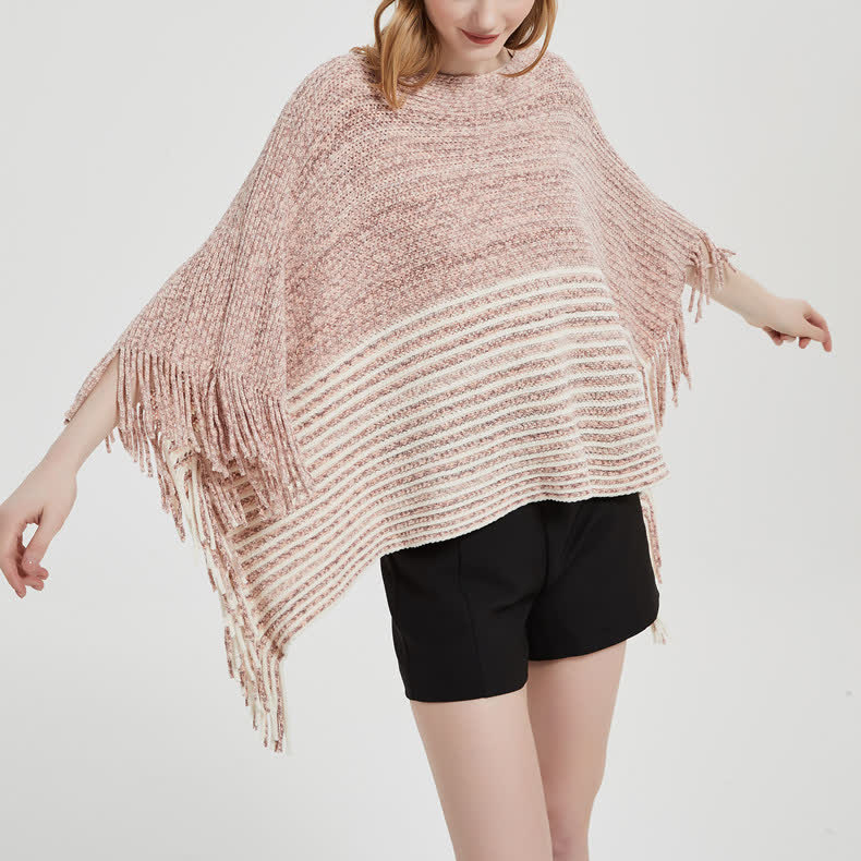 Châle en tricot rayé Olivenorma - image 11