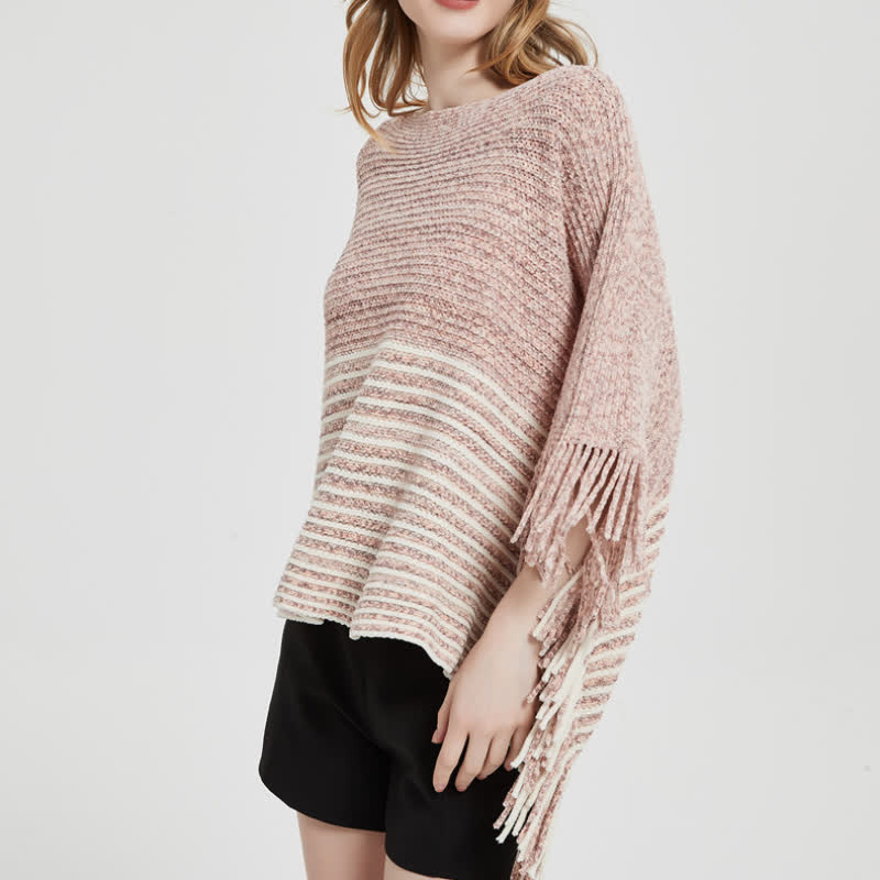 Châle en tricot rayé Olivenorma - image 13
