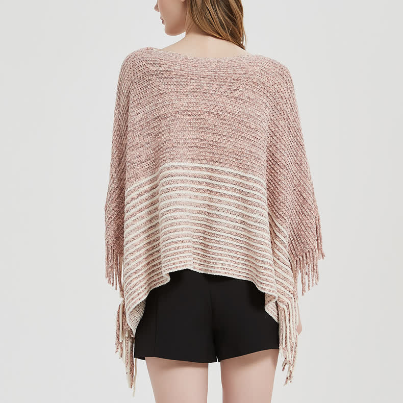 Châle en tricot rayé Olivenorma - image 15