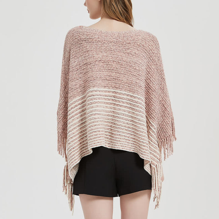 Châle en tricot rayé Olivenorma - image 15