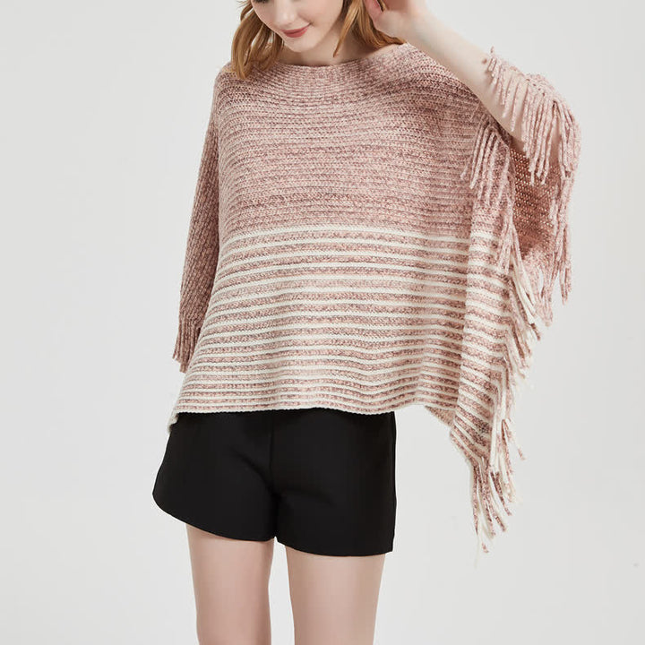 Châle en tricot rayé Olivenorma - image 10