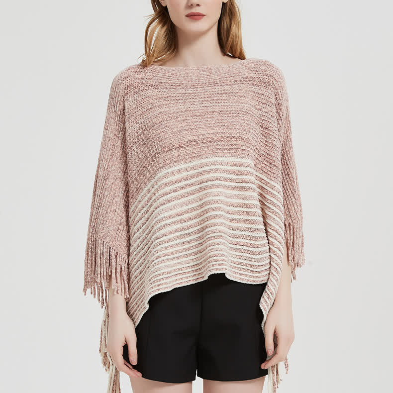 Châle en tricot rayé Olivenorma - image 16