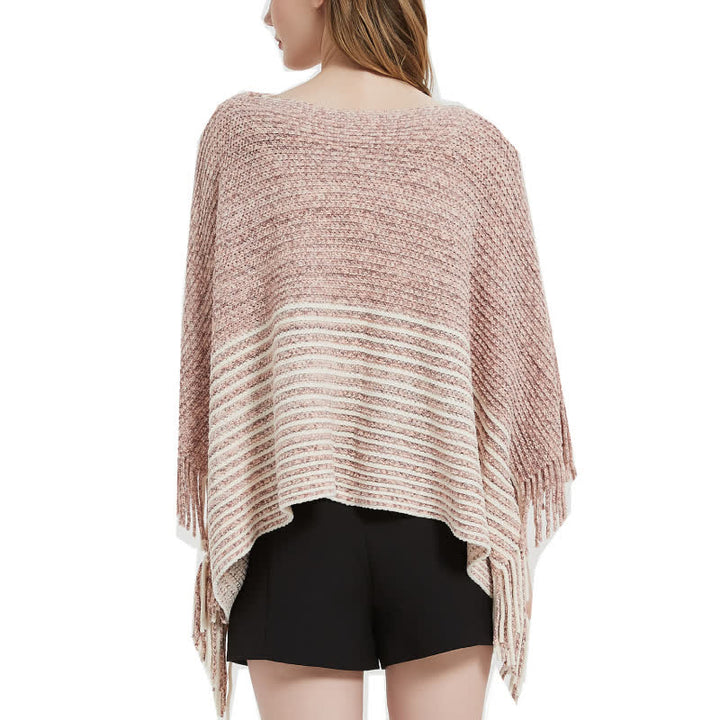 Châle en tricot rayé Olivenorma - image 9