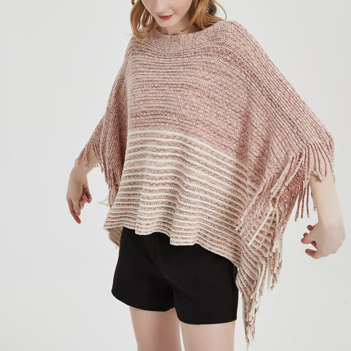 Châle en tricot rayé Olivenorma - image 12
