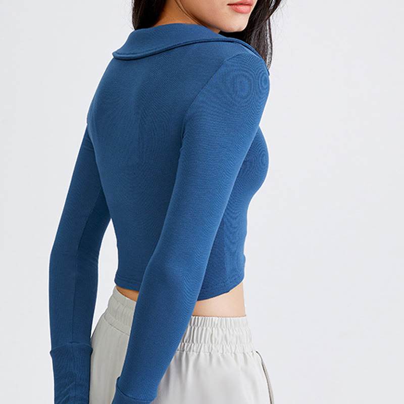Olivenorma Veste de yoga légère à capuche pour femme, avec fermeture éclair et poches - image 5
