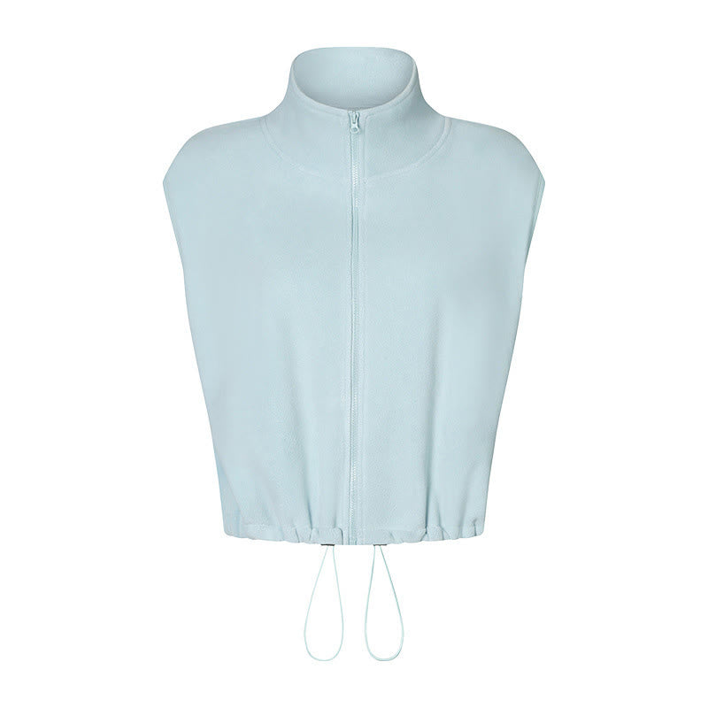 Olivenorma Veste de sport sans manches à fermeture éclair intégrale pour entraînement, yoga et sport - image 1