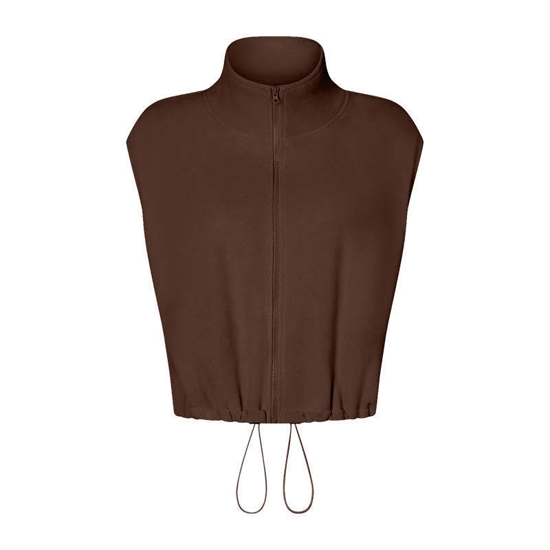 Olivenorma Veste de sport sans manches à fermeture éclair intégrale pour entraînement, yoga et sport - image 12