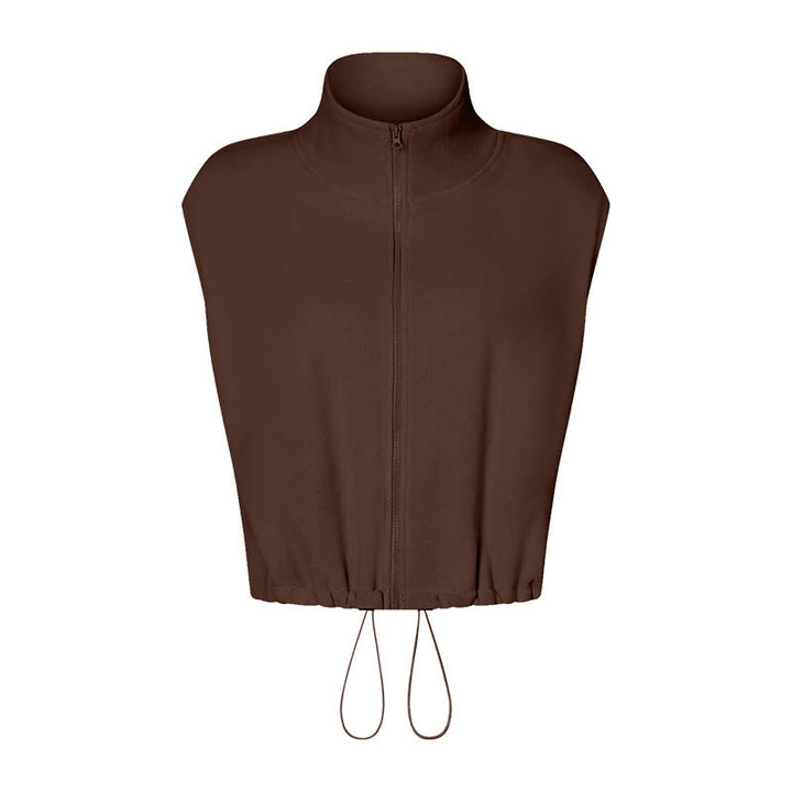 Olivenorma Veste de sport sans manches à fermeture éclair intégrale pour entraînement, yoga et sport - image 12