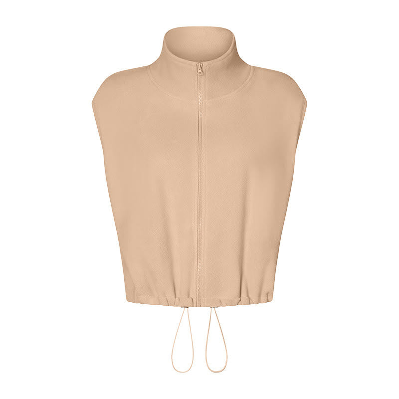 Olivenorma Veste de sport sans manches à fermeture éclair intégrale pour entraînement, yoga et sport - image 7