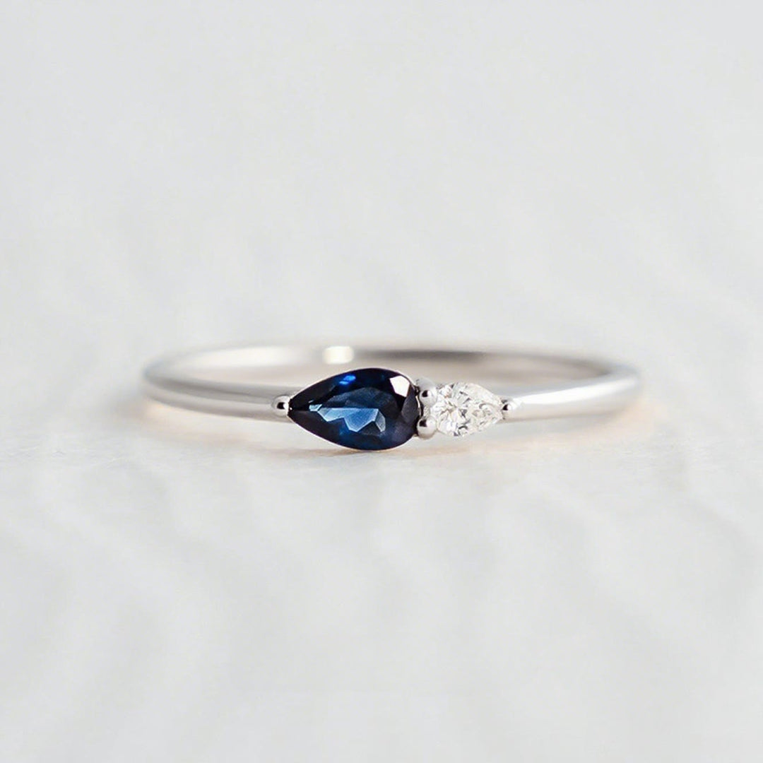 Bague en argent saphir sérénité Olivenorma « Blue Horizon » - Couleur argentée - États-Unis 9 - image 5