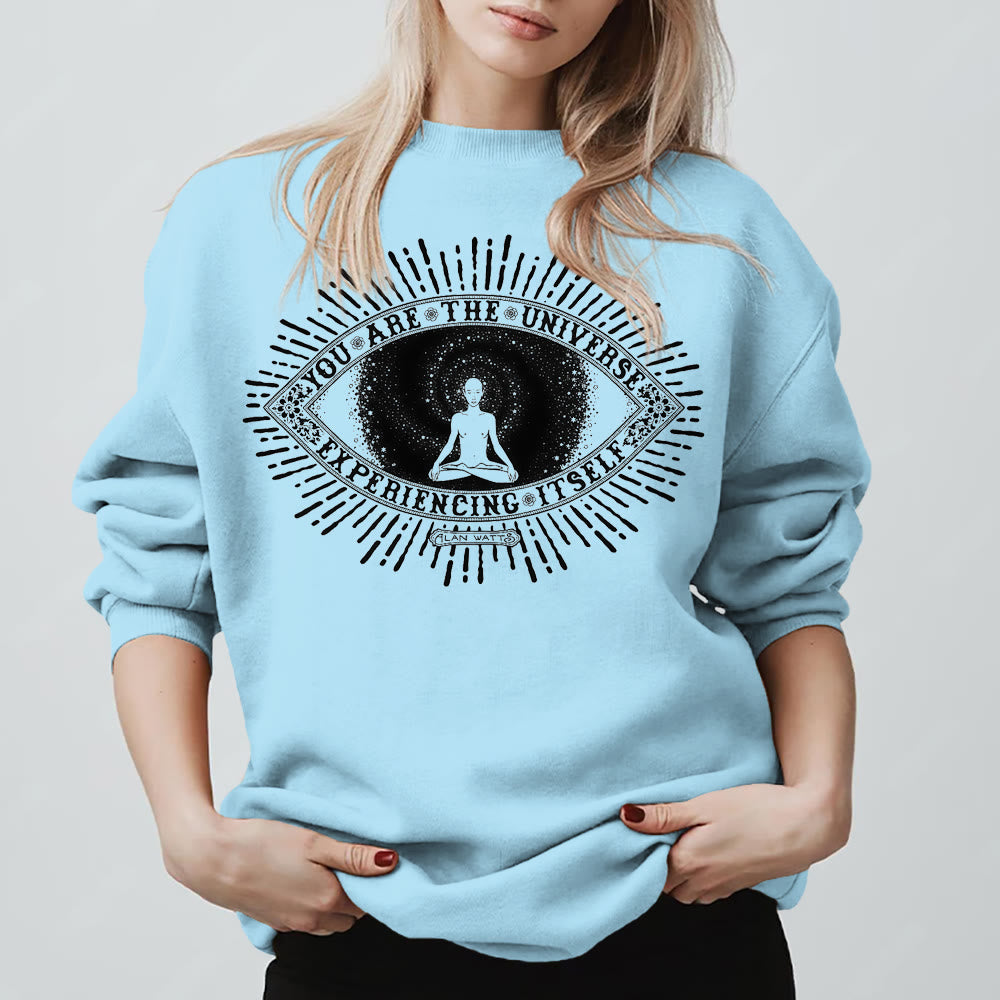 Olivenorma VOUS ÊTES L'UNIVERS... Sweat-shirt polaire inspirant avec devise - image 16