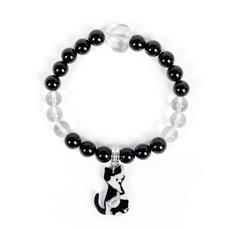 Bracelet en pierres précieuses Olivenorma Guardian Tuxedo Cat - image 4