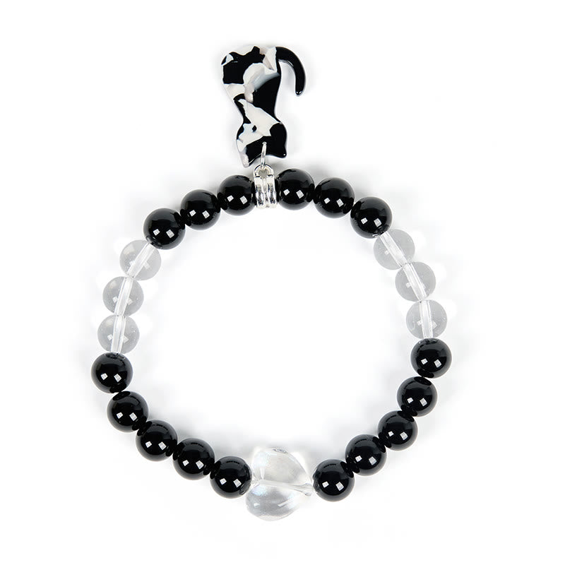 Bracelet en pierres précieuses Olivenorma Guardian Tuxedo Cat - image 6