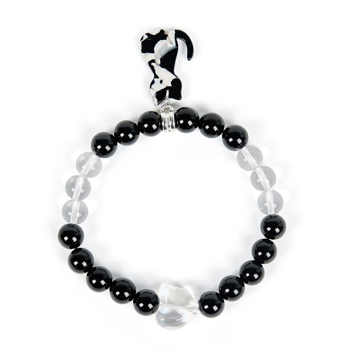 Bracelet en pierres précieuses Olivenorma Guardian Tuxedo Cat - image 6