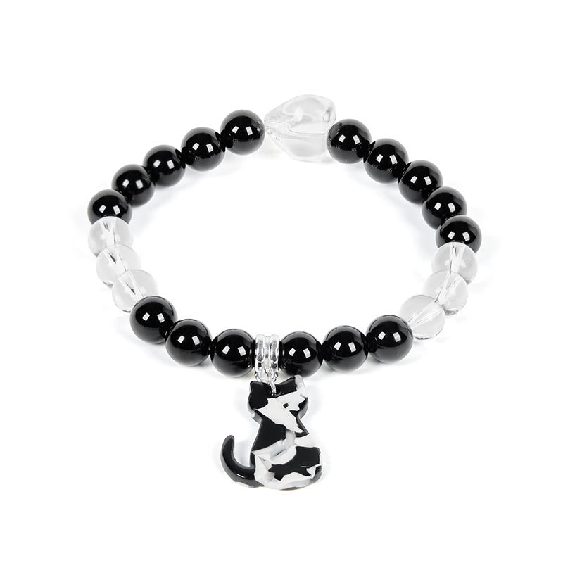 Bracelet en pierres précieuses Olivenorma Guardian Tuxedo Cat - image 5