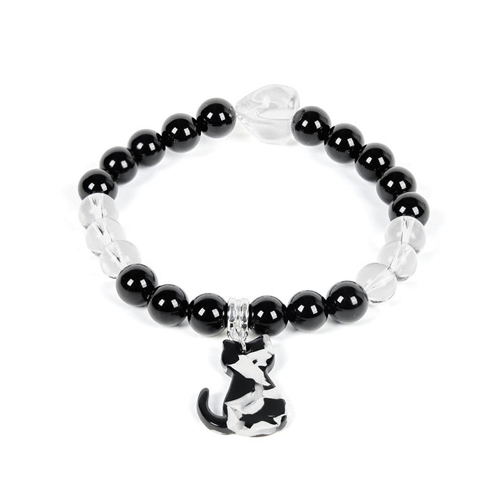 Bracelet en pierres précieuses Olivenorma Guardian Tuxedo Cat - image 5