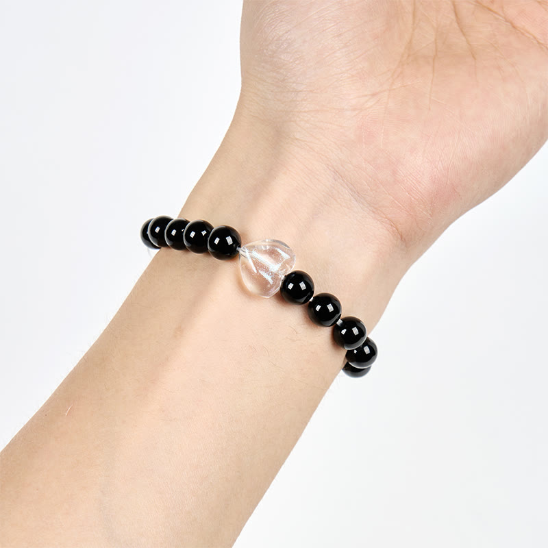 Bracelet en pierres précieuses Olivenorma Guardian Tuxedo Cat - image 2
