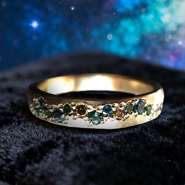 Bague arc-en-ciel en zircone Stardust Serenade d' Olivenorma - États-Unis 10 - image 0
