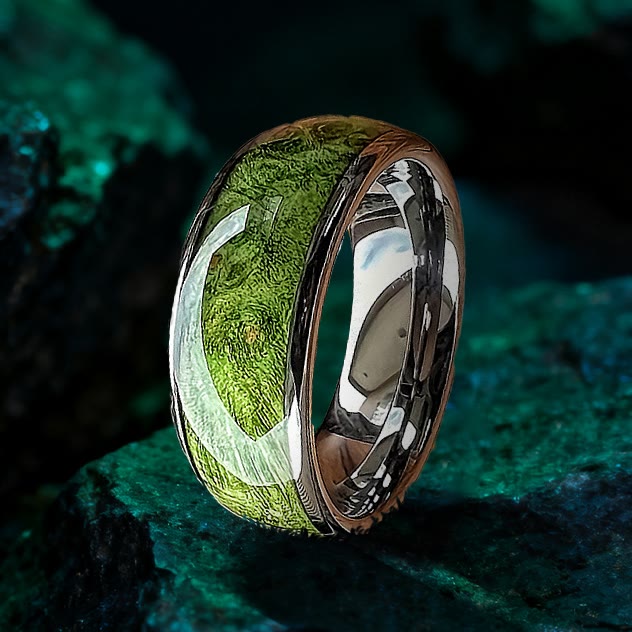 Bague en serpentinite à canopée verdoyante Olivenorma - États-Unis 13 - image 0