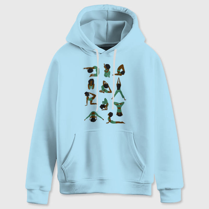 Olivenorma Yoga Poses Sweatshirts surdimensionnés Tenues Pulls polaires Hauts Sweats à capuche - image 1