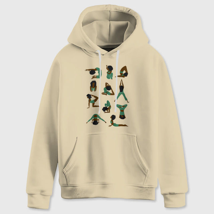 Olivenorma Yoga Poses Sweatshirts surdimensionnés Tenues Pulls polaires Hauts Sweats à capuche - image 13