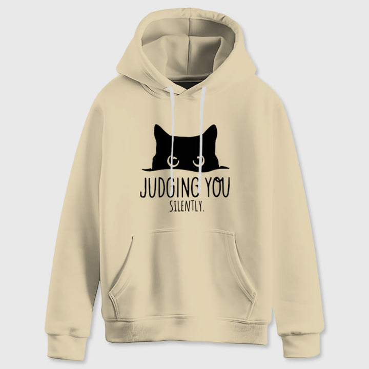Olivenorma VOUS JUGER SILENCIEUSEMENT Mignon Chaton Ample Sweats Femmes Hommes Sweats à Capuche - image 9