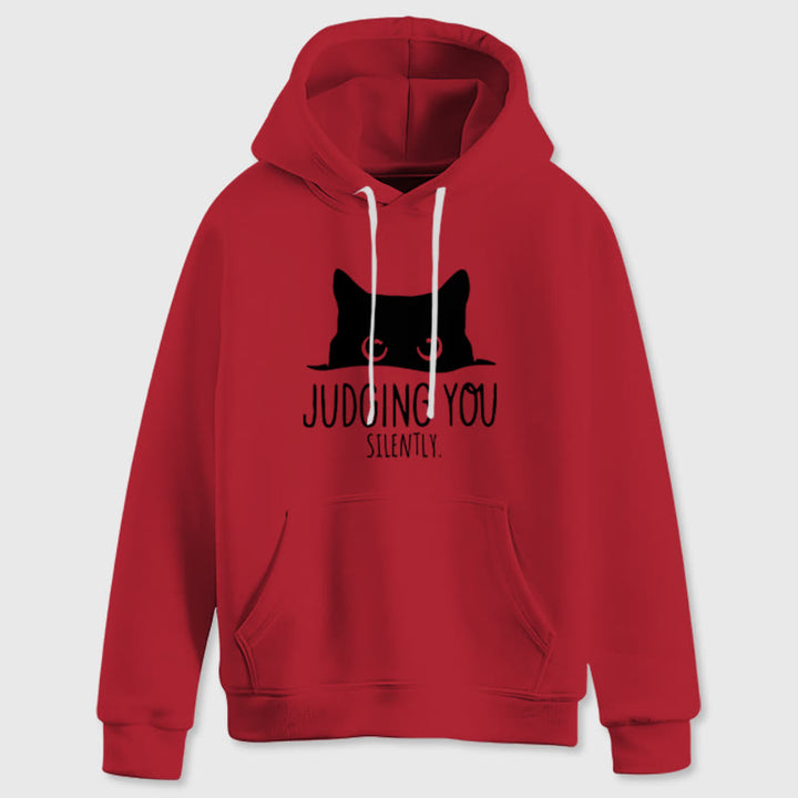 Olivenorma VOUS JUGER SILENCIEUSEMENT Mignon Chaton Ample Sweats Femmes Hommes Sweats à Capuche - image 11