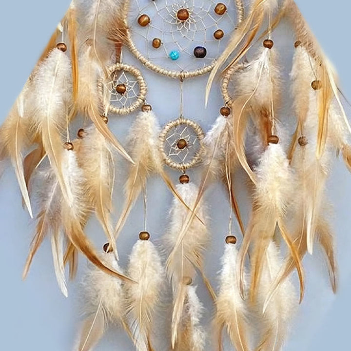 Attrape-rêves de la tribu amérindienne Olivenorma , attrape-rêves décoratif en plumes fait à la main - image 6
