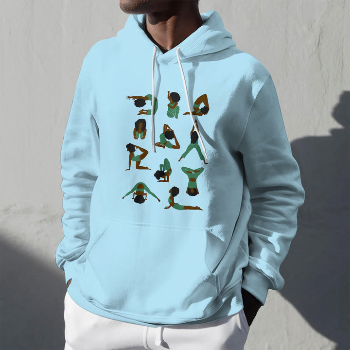 Olivenorma Yoga Poses Sweatshirts surdimensionnés Tenues Pulls polaires Hauts Sweats à capuche - image 2