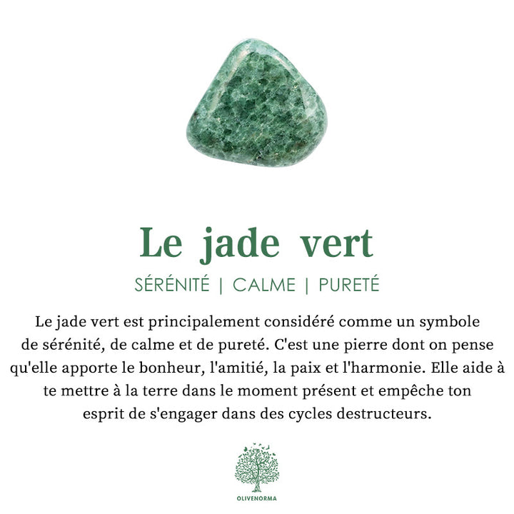 Pyramide d'orgone Olivenorma Heart of Nature en jade vert et quartz clair - image 7