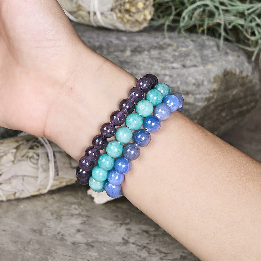 Olivenorma Verseau - 20 janv. - 18 févr. - Ensemble de bracelets en cristal du zodiaque - image 1