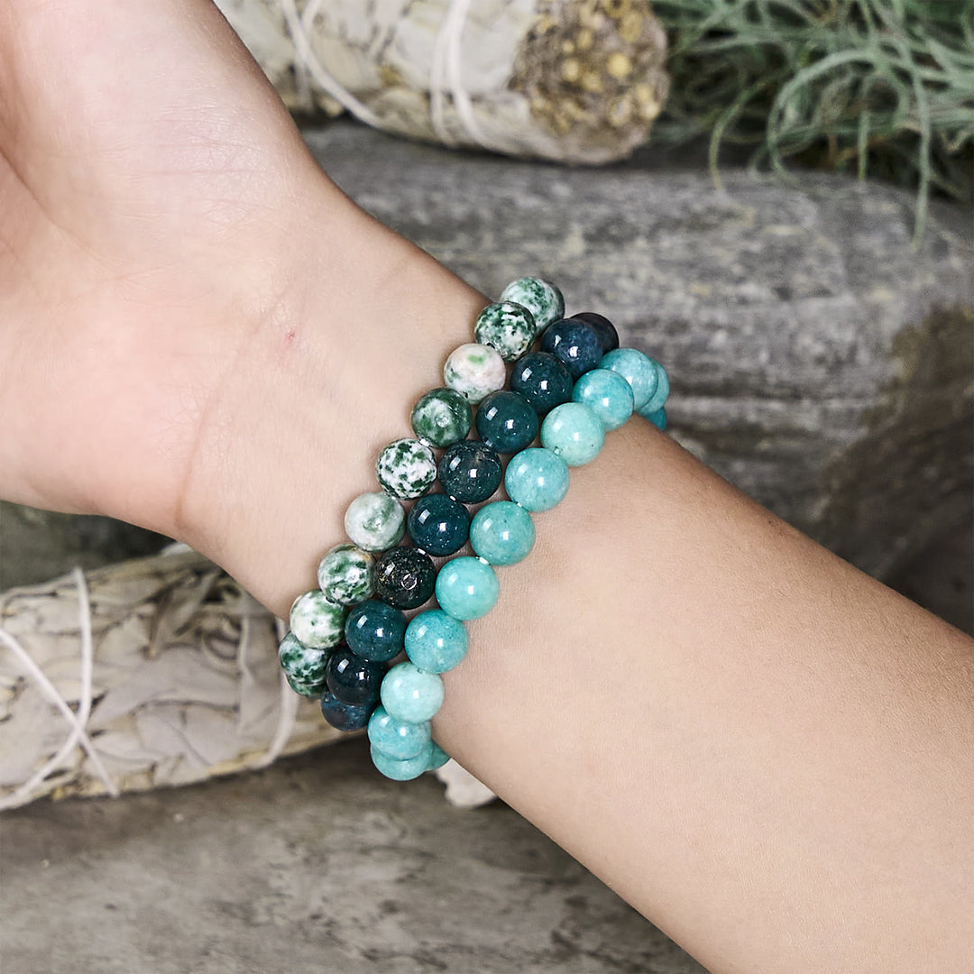 Olivenorma Vierge - 23 août - 22 septembre - Ensemble de bracelets en cristal du zodiaque - image 1