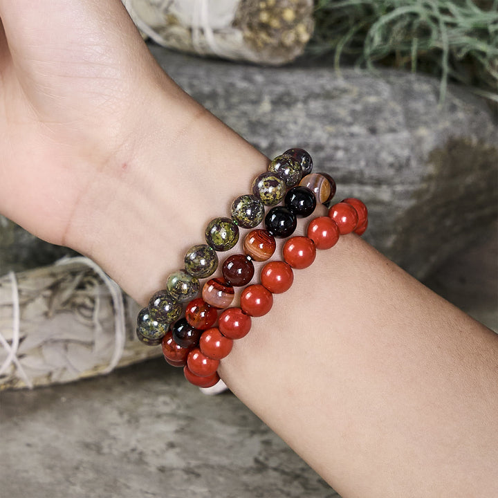 Olivenorma Bélier - 21 mars - 19 avril - Ensemble de bracelets en cristal astrologiques du zodiaque - image 1