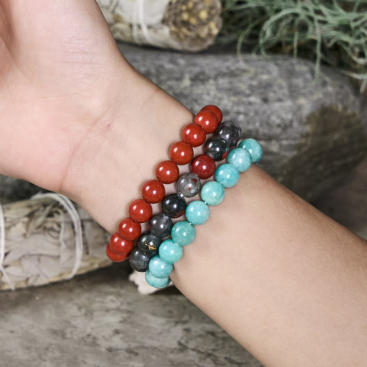 Olivenorma Taureau - 20 avril - 20 mai - Ensemble de bracelets en cristal du zodiaque - image 1