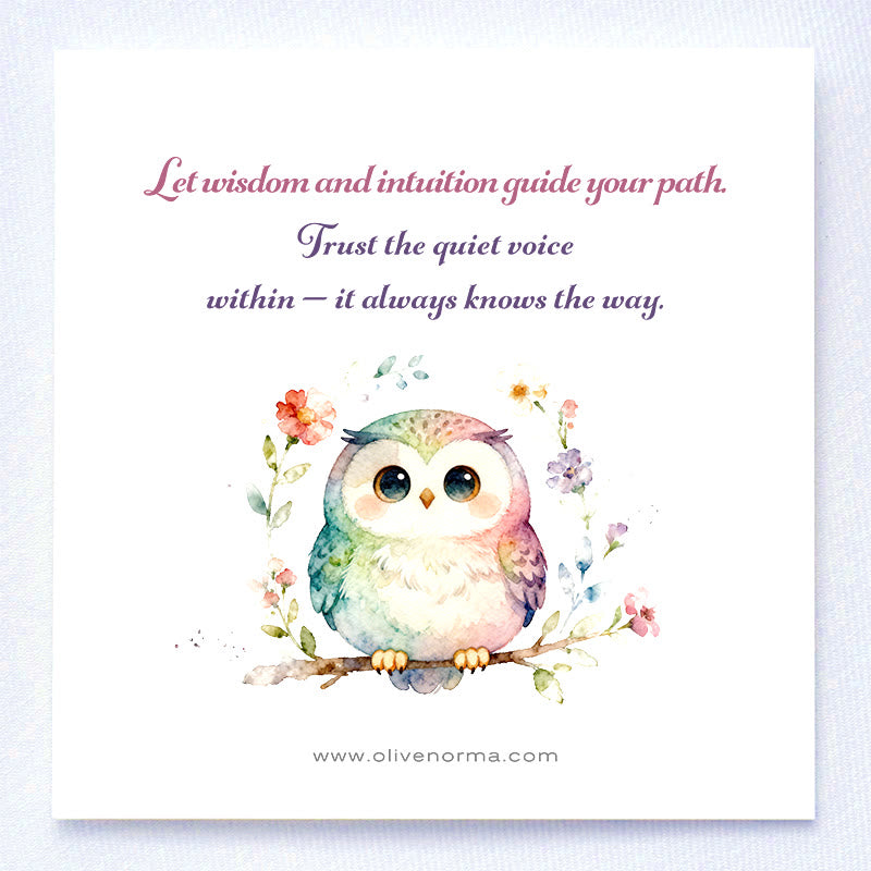 Figurine de hibou en cristal Olivenorma Wise Guardian, décoration en pierre précieuse - image 1