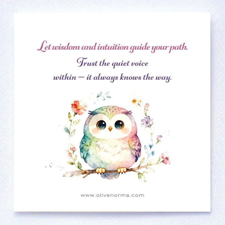 Figurine de hibou en cristal Olivenorma Wise Guardian, décoration en pierre précieuse - image 1