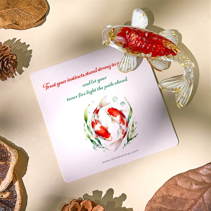 Figurine de poisson en cristal Olivenorma Ocean Harmony, décoration en pierre précieuse - image 0