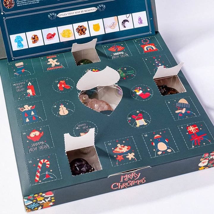 Calendrier de l'Avent Olivenorma 2025 en cristal et résine verte - image 7