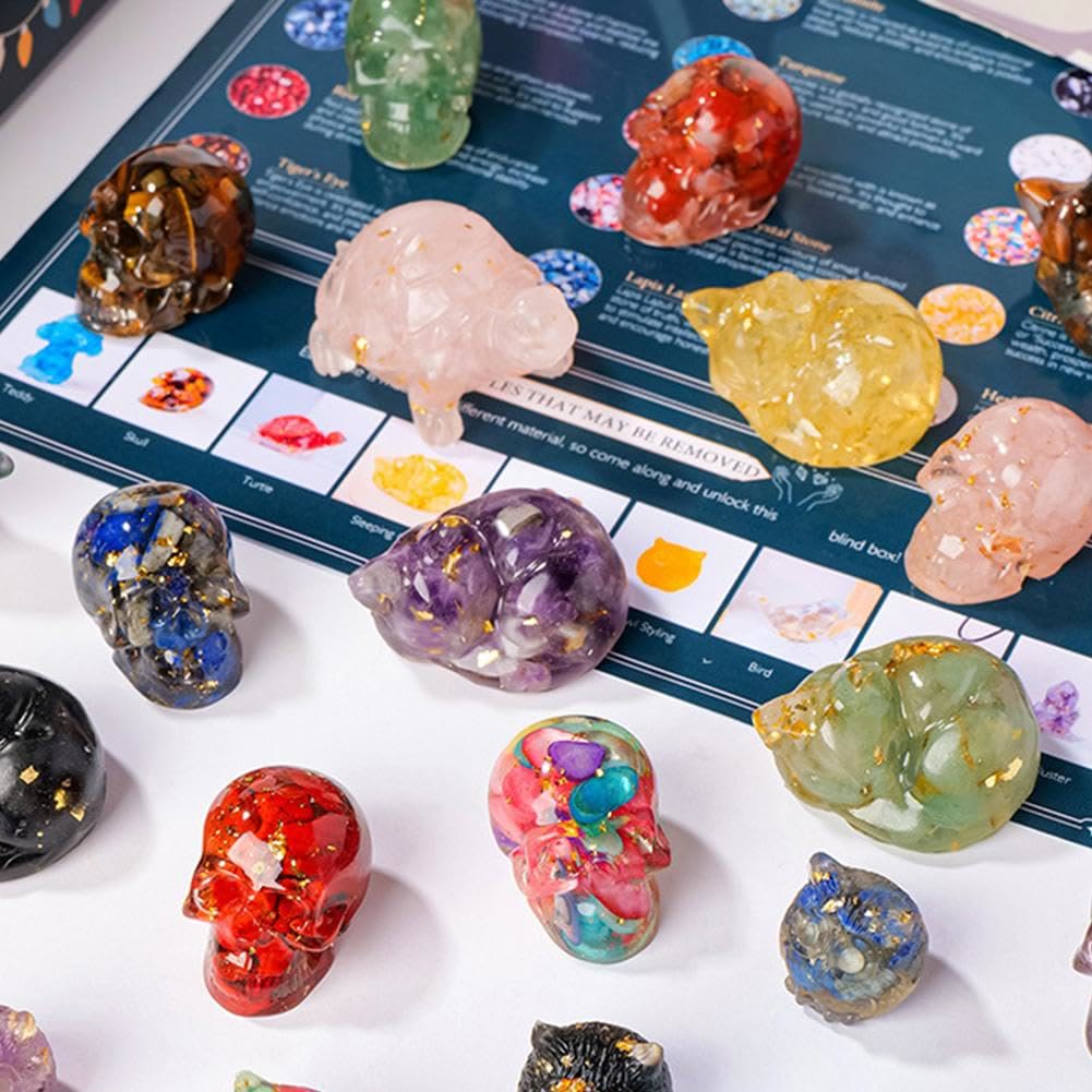 Calendrier de l'Avent Olivenorma en résine verte et cristal, boîte mystère 2026 - image 5